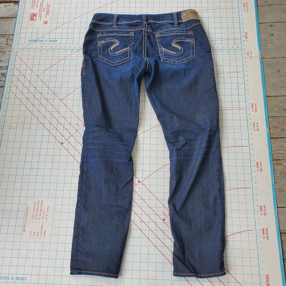 Silver Suki Skinny Slim Women's 34/31 Jeans Actual 35/31 Denim - Picture 5 of 12